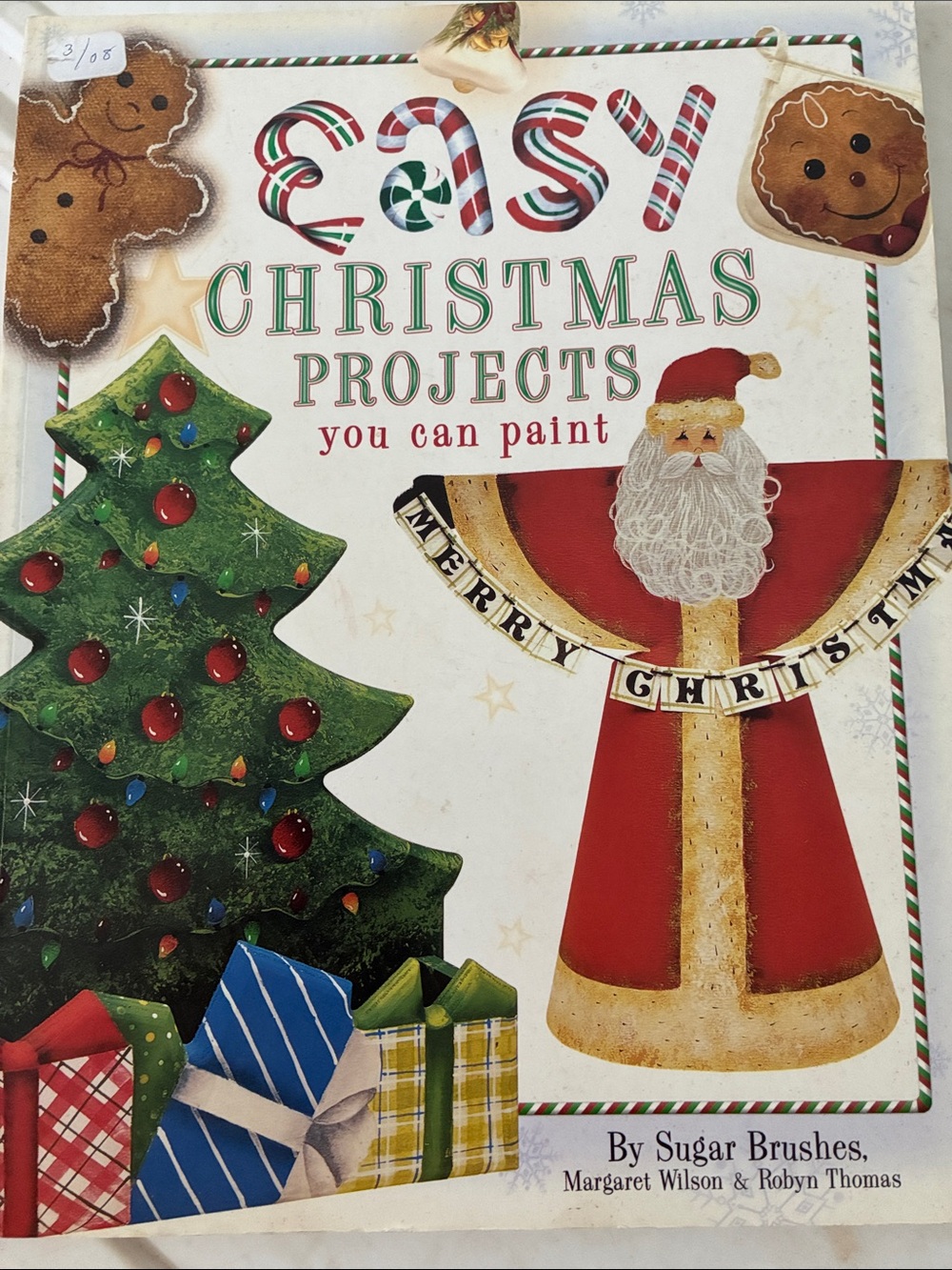 Craft Easy Christmas Projects Paint Book - Red, Green, White